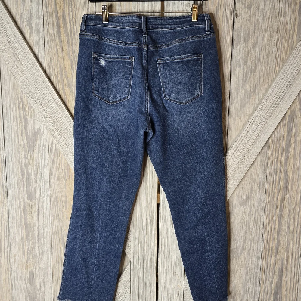 Flying Monkey Distressed Raw Hem Jeans – Size 31 - Picture 3 of 5